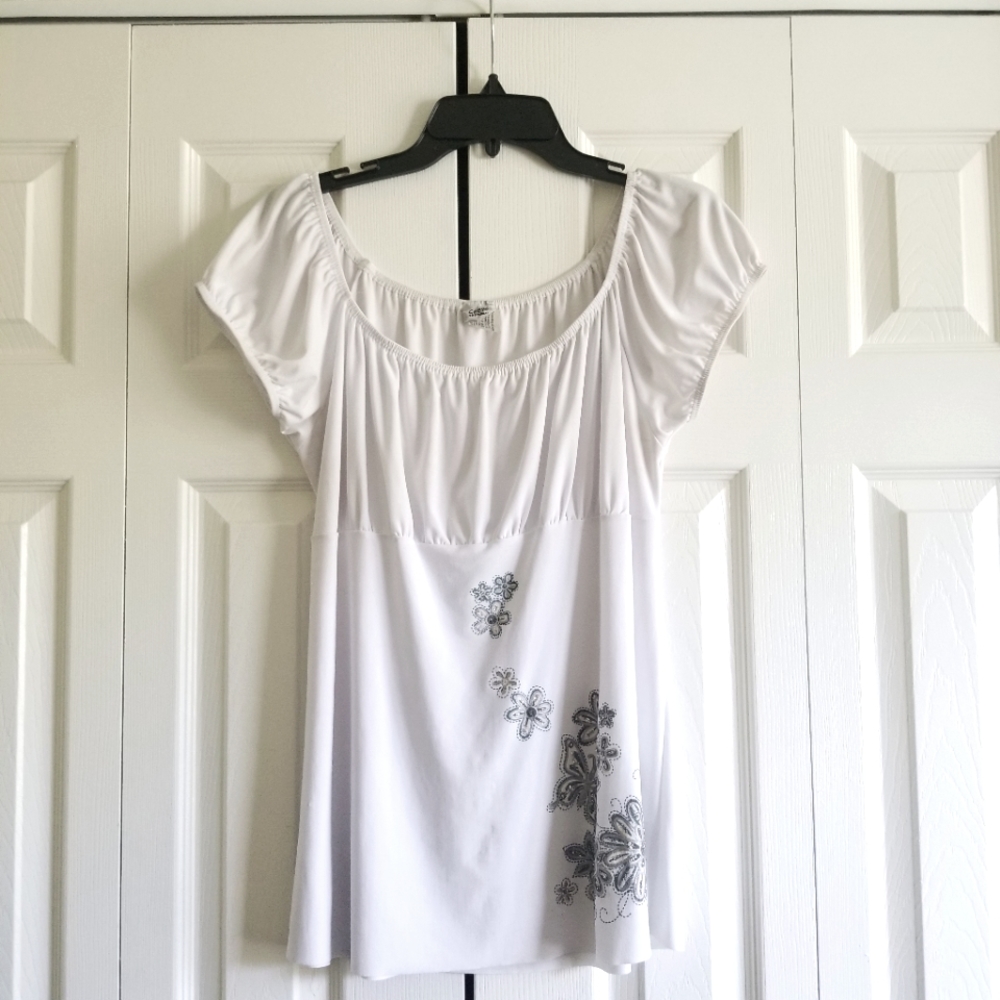 Butterfly & Flower Blouse